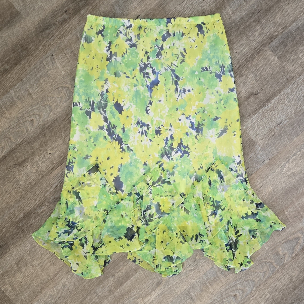 Colorful Floral Skirt